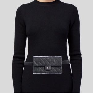 Authentic Chanel uniform fanny pack bag